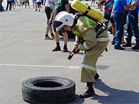 Cоревнования по функциональному пожарному многоборью